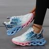 Womens Ladies Walking Tennis Shoes Slip On Lightweight Casual Running Sneakers Soft Sole Comfortable Trainers