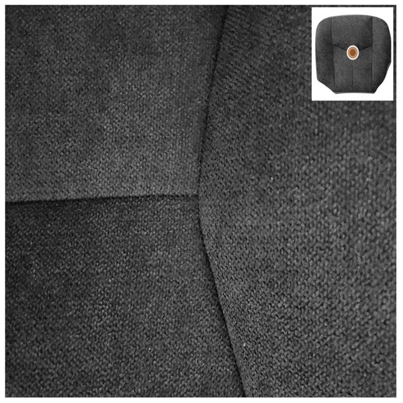 For Chevrolet Silverado 2003-2006 Cloth Driver Bottom Seat Cover Cloth Dark Gray