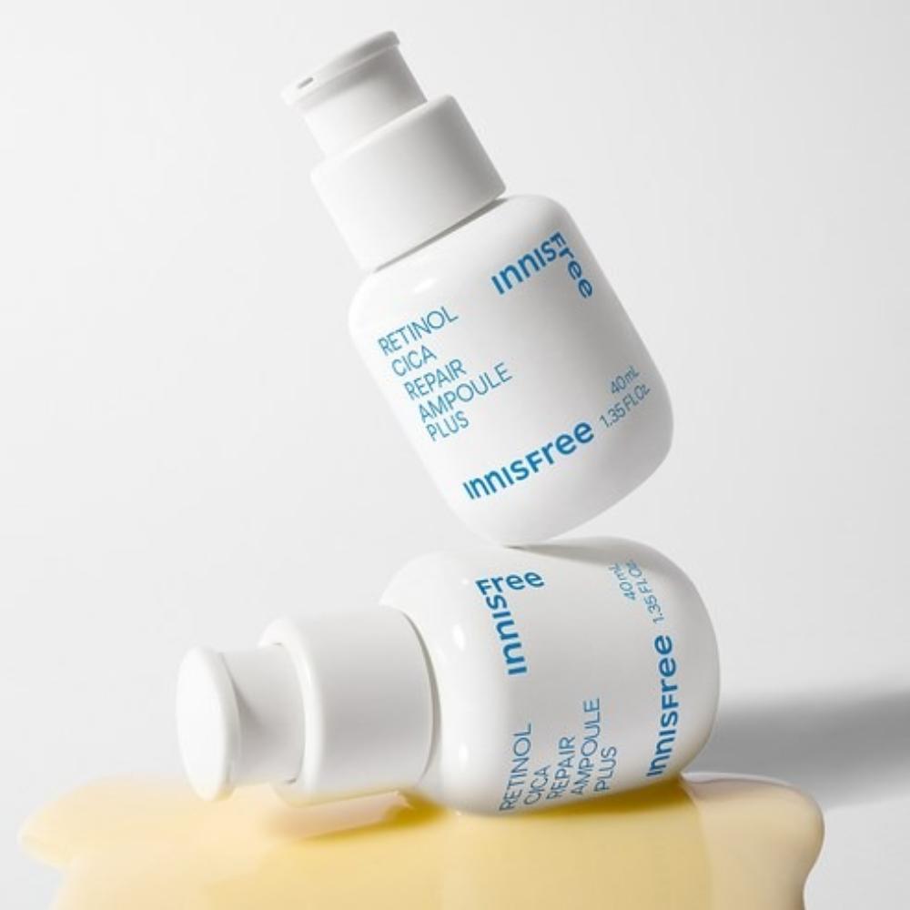 Gentle Retinol Cica Repair Ampoule 40ml (Innisfree) - Daily Soothing & Post-Acne Trace Care