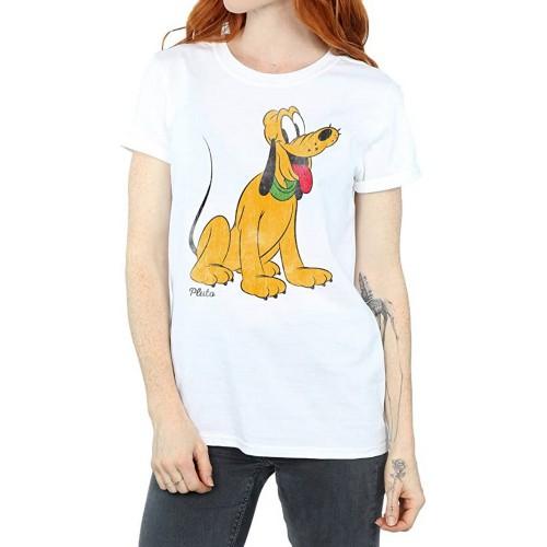 Disney Womens/Ladies Classic Pluto Cotton T-Shirt