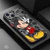 Чехол для телефона Микки и Минни Маус для Apple iPhone 15 16 Pro XS Max 13 14 Plus XR SE 7 8 12 11 Pro plus Матовый