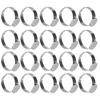 20 шт пустые кольца DIY регулируемые плоские кольца из нержавеющей стали основы для мужчин и женщин ювелирные изделия ремесло