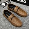 Весенние новые мужские туфли-бини, ленивые, дышащие, повседневные туфли для вождения, мужские мокасины с мягкой подошвой H933