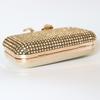 Женский вечерний клатч-конверт с ремешком, украшенный стразами в виде бабочки