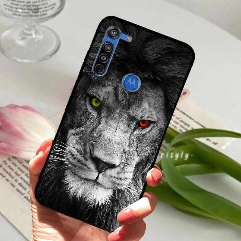 Чехол для Motorola Moto G8 Plus, черный силиконовый чехол для MOTO G8 Play G 8 Power Lite, модный защитный чехол из ТПУ.