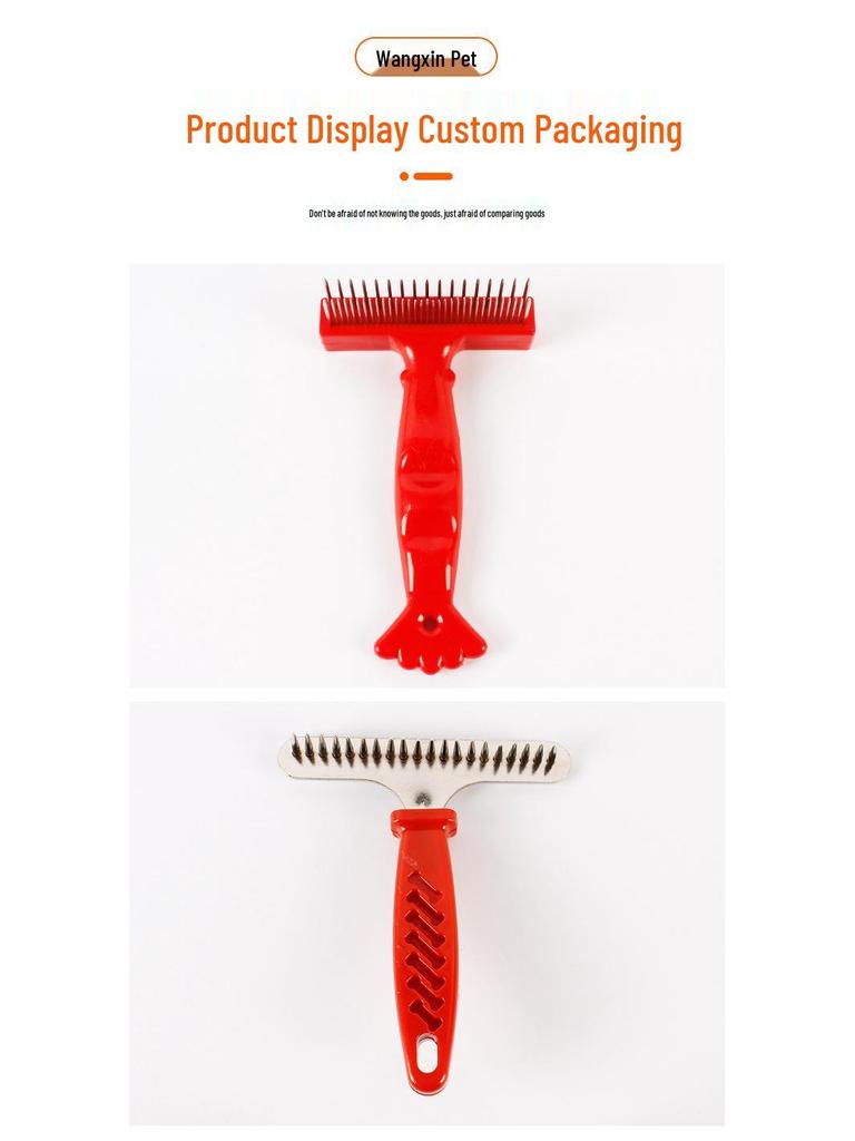 Трансграничная расческа-грабли для груминга питомцев для кошек и собак – Инструмент для удаления шерсти и распутывания