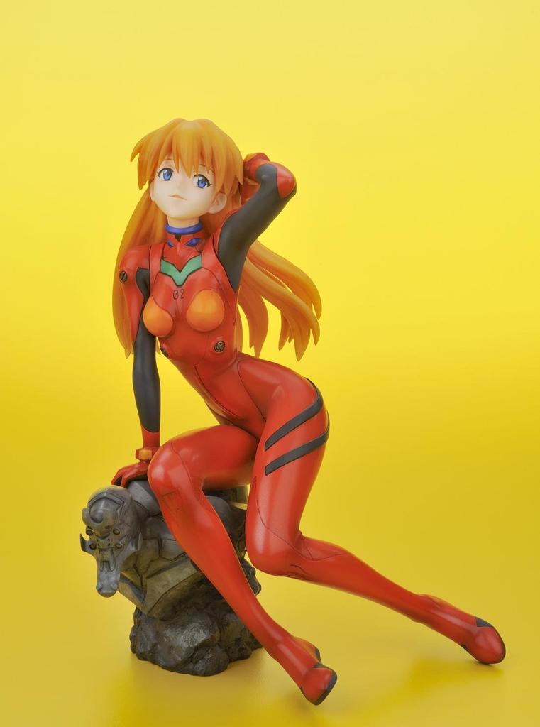 Kotobukiya Evangelion New Theatrical Version Shikinami Asuka Langley Plug Suit Scale PVC Painted Finished Product Ver. 1/6