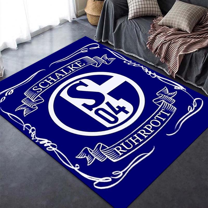 2025 New FC Schalke 04 Carpet Rug for Living Room Bedroom Home Sofa Decoration,Kids play Non-slip Floor Mat49