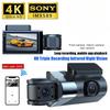 Новая автомобильная камера с датчиком движения Black Box Dash HD 1080P Cam Dashcam G-Sesor 360 ° Lens Rotation DVR 3 дюйма с WiFi Night Vision