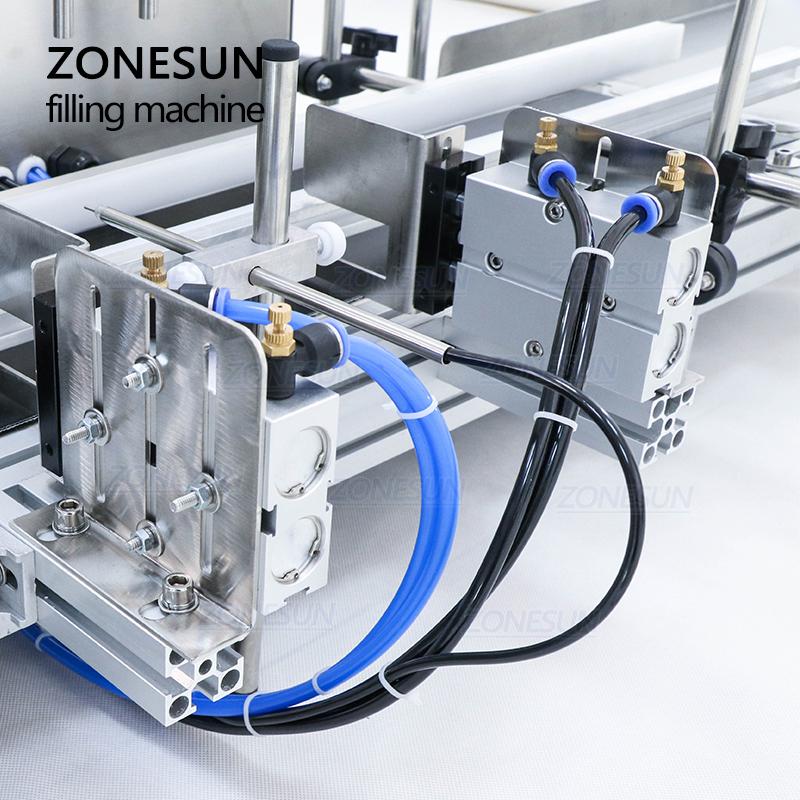 ZONESUN Full Automatic Liquid Filling Machine Desktop CNC Perfume Juice Milk Water Bottle Filler Diaphragm Pump