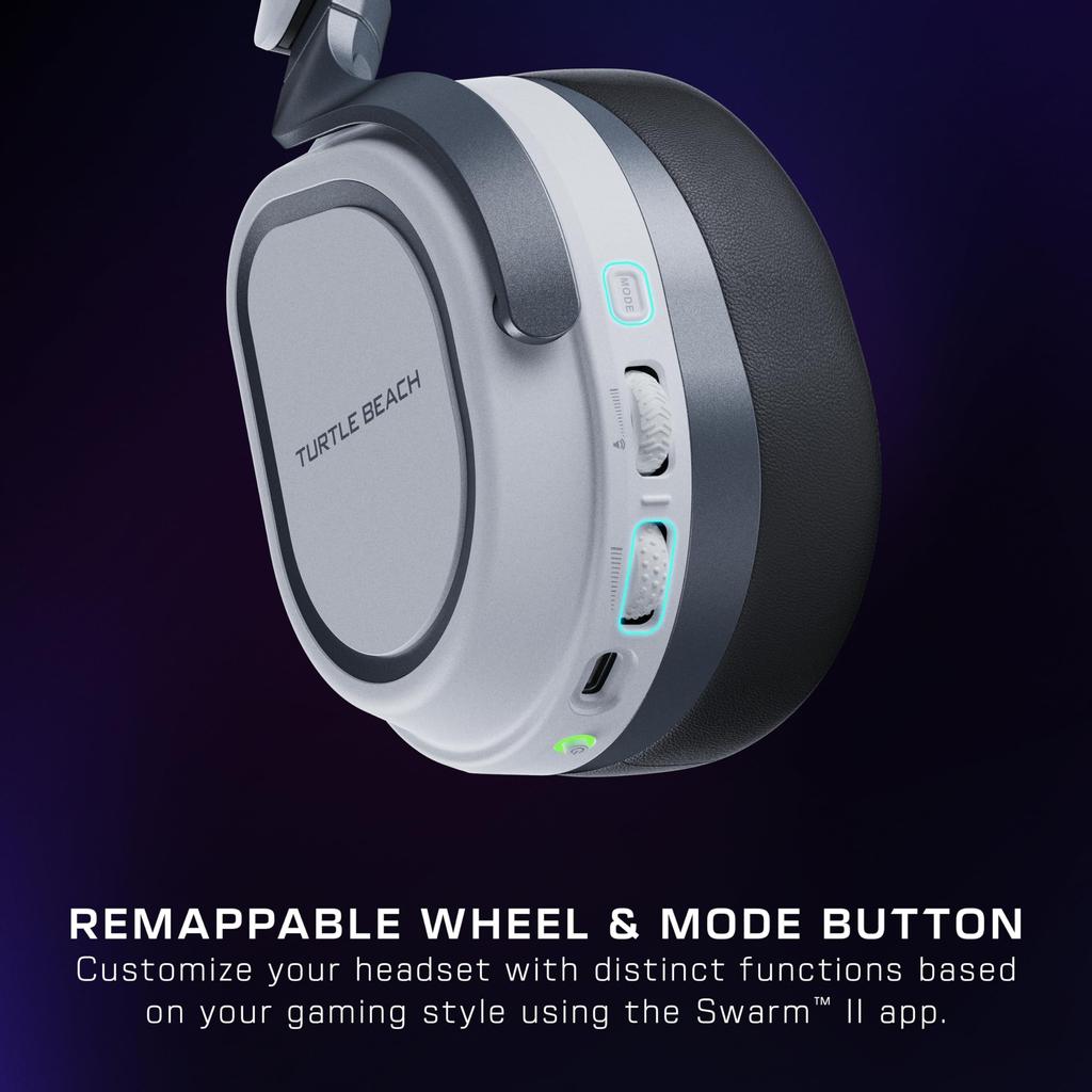 TURTLE BEACH Gaming Headset Stealth 700 Gen 3 PS White Wireless Dual Simultaneous Connection Compatible with Deck 60mm Foldable Unidirectional