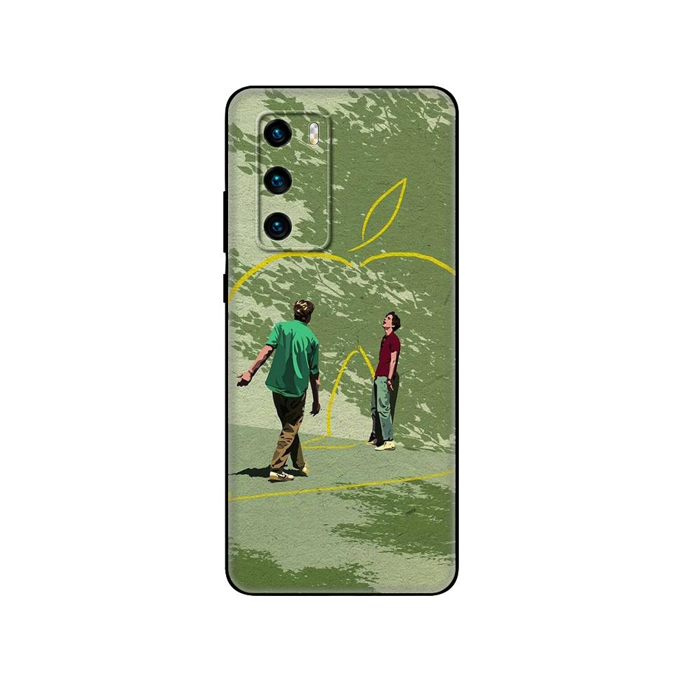 Черный чехол из ТПУ для Huawei P30 Lite P30 Pro P40, чехол для Huawei P40 LITE EP Smart 2020, чехол «Зови меня по имени»