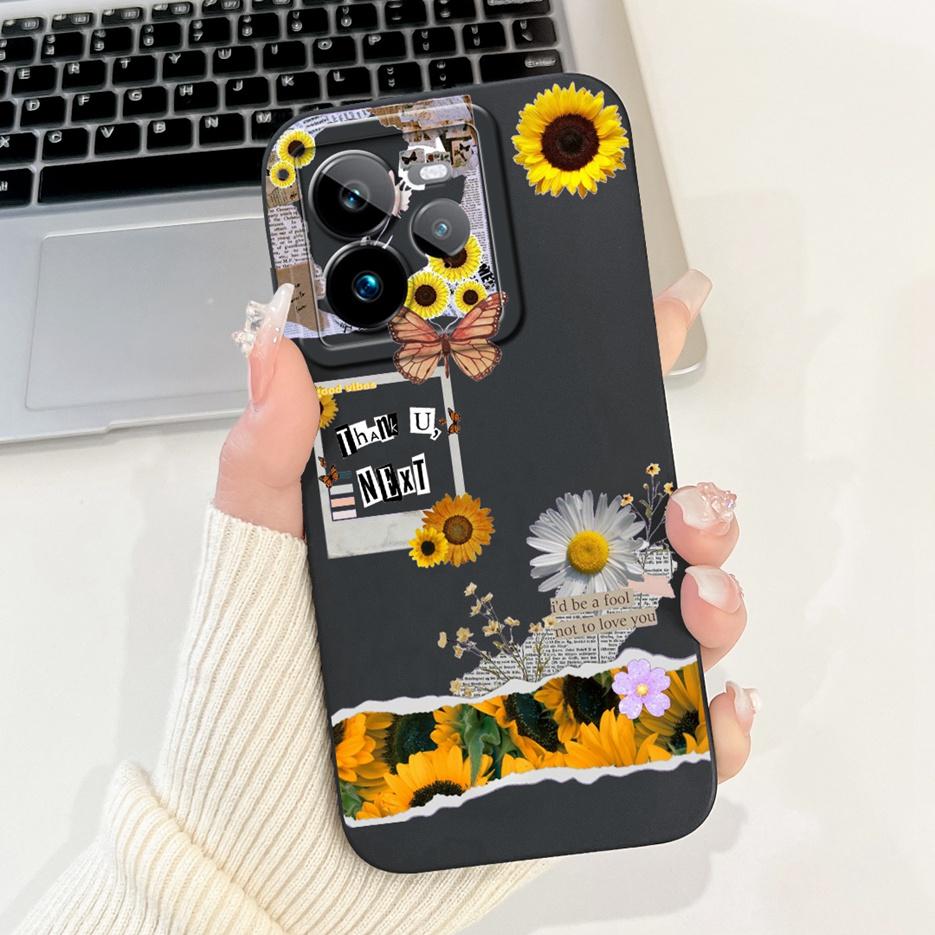 Чехол для Realme GT7 GT 7T 5G RMX5061 Роскошный чехол с художественной росписью Мягкий силиконовый чехол для Realme GT 7 Pro GT7 T RealneGT 7T 5G Fundas