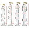 Glass Anal Plugs Thin and Long Deep Anal Pulling Beads Unisex Gay Sex Toys Dildo Masturbators SM BDSM