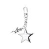 NICK&NICOLE ROSE IN STAR KEYRING_SILVER