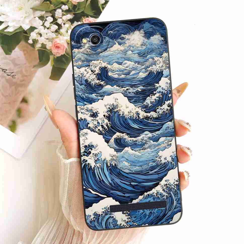 For Xiaomi Redmi 4A Casing Soft Silicone Cute Girl Moon Painted For Xiaomi Redmi 4A 4 A Redmi4a Mobile Phone Cases Covers