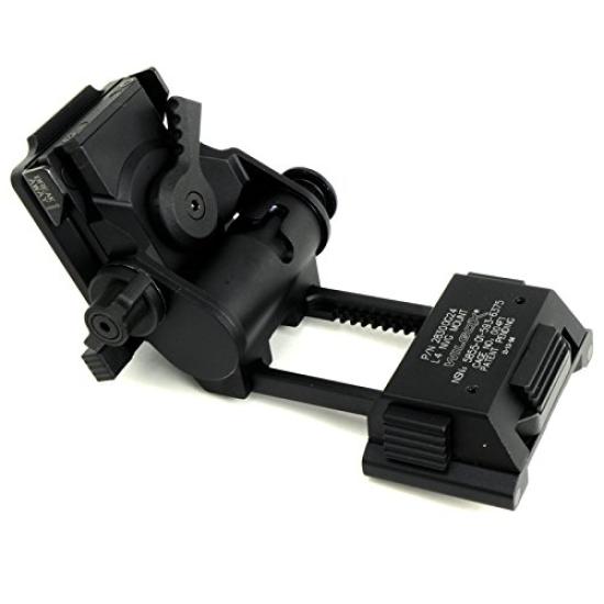 Крепление для ночного видения NB L4G24, металлическое, черное (Касательно шлема)