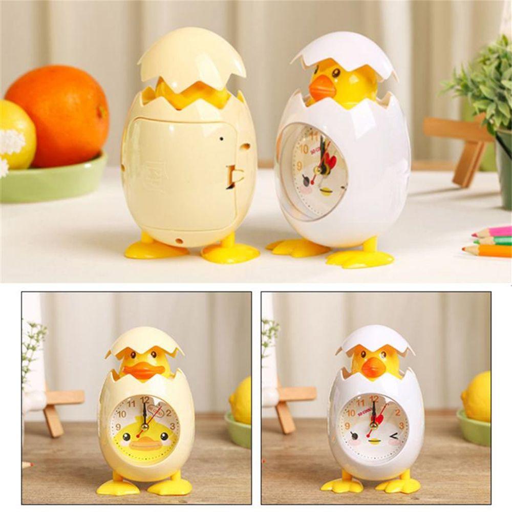 Kids Gift Easter Decoration Cartoon Egg Shell Chick Children Table Clock Easter Chick Alarm Clock