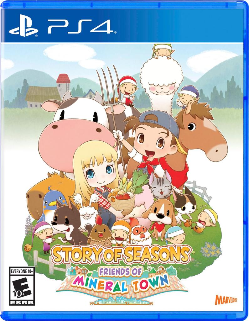 Story of Friends of Mineral Town North PS4 Seasons (Import America) -