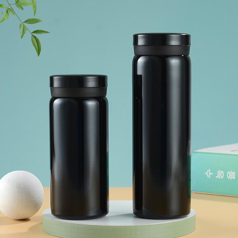 Мини-термос из нержавеющей стали, симпатичная и удобная, маленькая и изящная карманная чашка для воды, для автомобиля, простая и удобная чашка