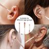 8Pcs/set LED Light LED Ear Wax Pickers Ear Clean Tool Ear Pick Cleaner Spoon  for Baby Adults