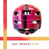 Kids Bike Helmet With Visor Adjustable Cycling Outdoor Riding Skateboard Safety Gear