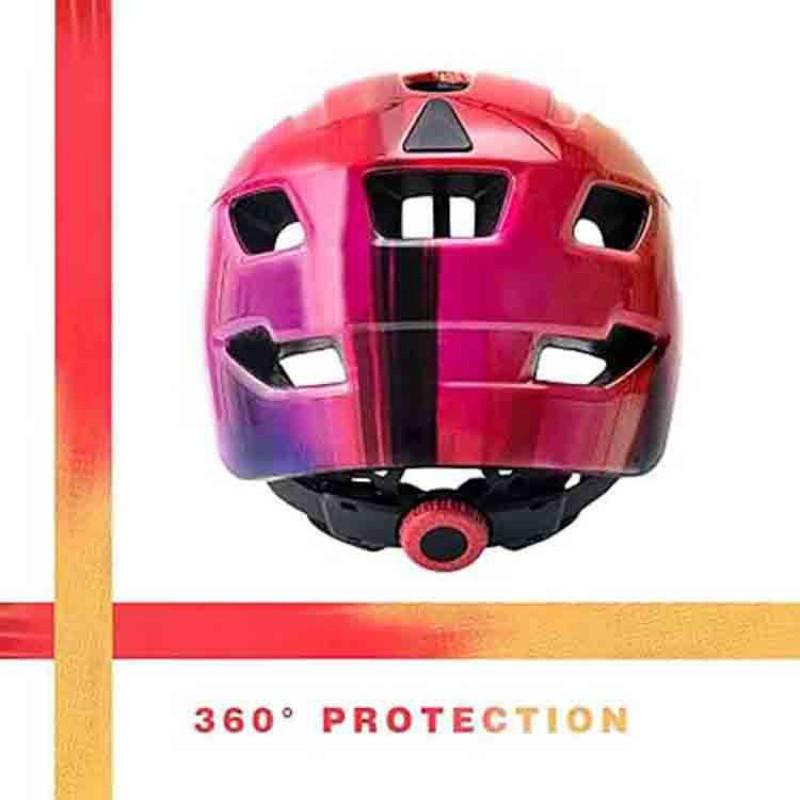 Kids Bike Helmet With Visor Adjustable Cycling Outdoor Riding Skateboard Safety Gear