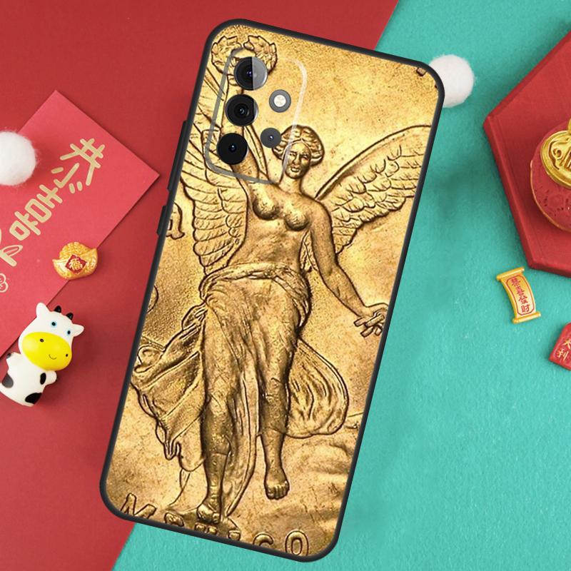 Швейцарский тонкий золотой чехол для Samsung Galaxy A55 A35 A15 A54 A34 A14 A52 A32 A12 A13 A33 A53 A17 A16 A26 A36 A56