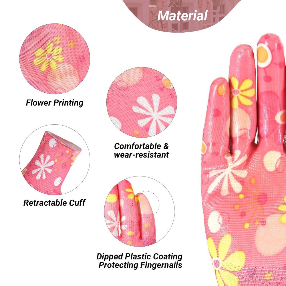 Palm-Coated Yard Cleaning Cleaning Tools Non-Slip Working Gloves Household Gloves Garden Gloves