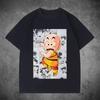 2026 Футболка в стиле комиксов Dragon Ball с принтом Goku Krillin Dragon Ball Унисекс Хлопок Короткий рукав Уличная одежда Хип-хоп Топы