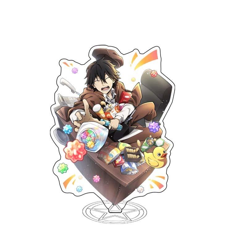 Фигурка на акриловой подставке Bungou Stray Dogs, Эдогава Рампо Федор Достоевский, Накахара Чууя, настольная игрушка-подставка