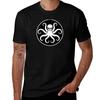 Underwater Obsession Plain Circle - White Octo T-Shirt Man T Shirt Cotton High Quality Cotton T Shirts High Quality T-Shirt