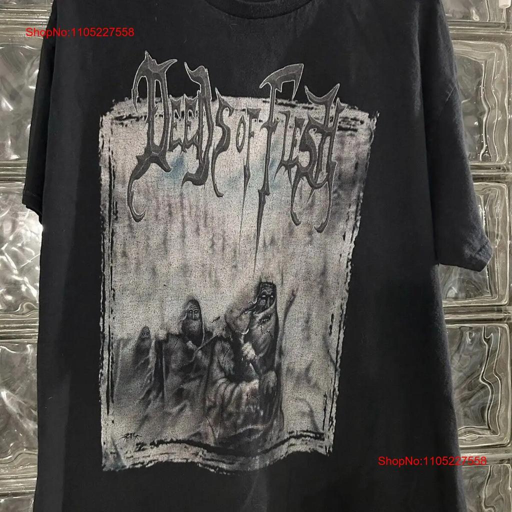 Deeds Of Flesh Path The Weakening Suffocation Cotton T Shirt Ts251 Vintage Breathable Casual Graphic Designer Clothes