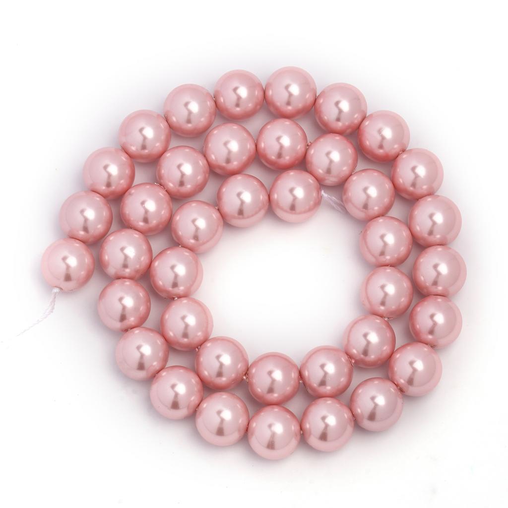 1 Strand/bag 4/6/8/10mm AA Imitation Pearls Multicolor Round Glass Loose Spacer Beads for Jewelry Making Supplies DIY Charms Bracelets 15‘’