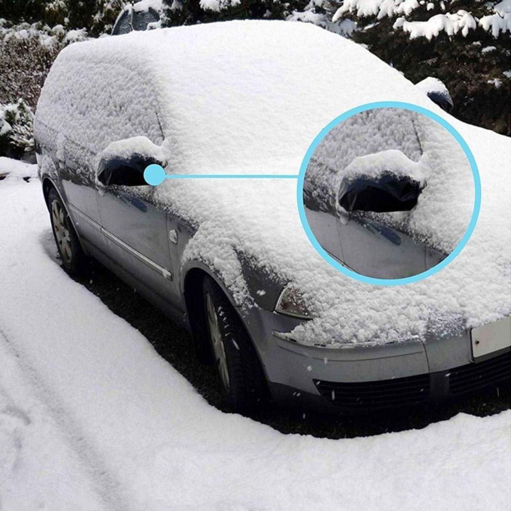 Oxford Cloth Car Side Mirror Snow Covers Waterproof Prevent Ice Frost Freezing Side Mirror Crotective Cover Anti-Theft