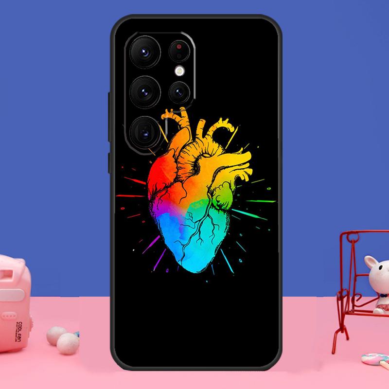 Gay Pride Flag LGBT Case For Samsung Galaxy S24 Ultra S23 S22 S21 S20 FE Note 20 S8 S9 S10 Note 10 Plus Cover