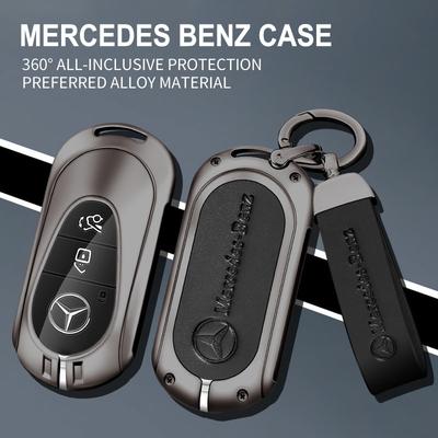 Для Benz Стиль DrieAlloy Чехол-оболочка для автомобильного ключа Брелок Чехол для ключа Водонепроницаемый Для Mercedes Benz 2021 C/S Класса W223 W206 S350L S400L S450L S500L P1