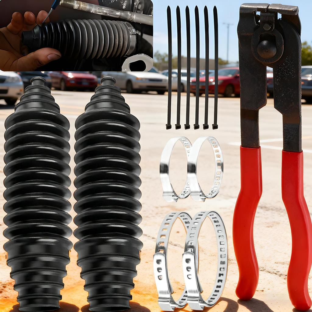 Пыльники рулевой рейки и рулевых тяг 2 шт. Пылезащитные Универсальные Автозапчасти Пыльник рулевой рейки Для внедорожника Автодома Транспортного средства Зимний холод