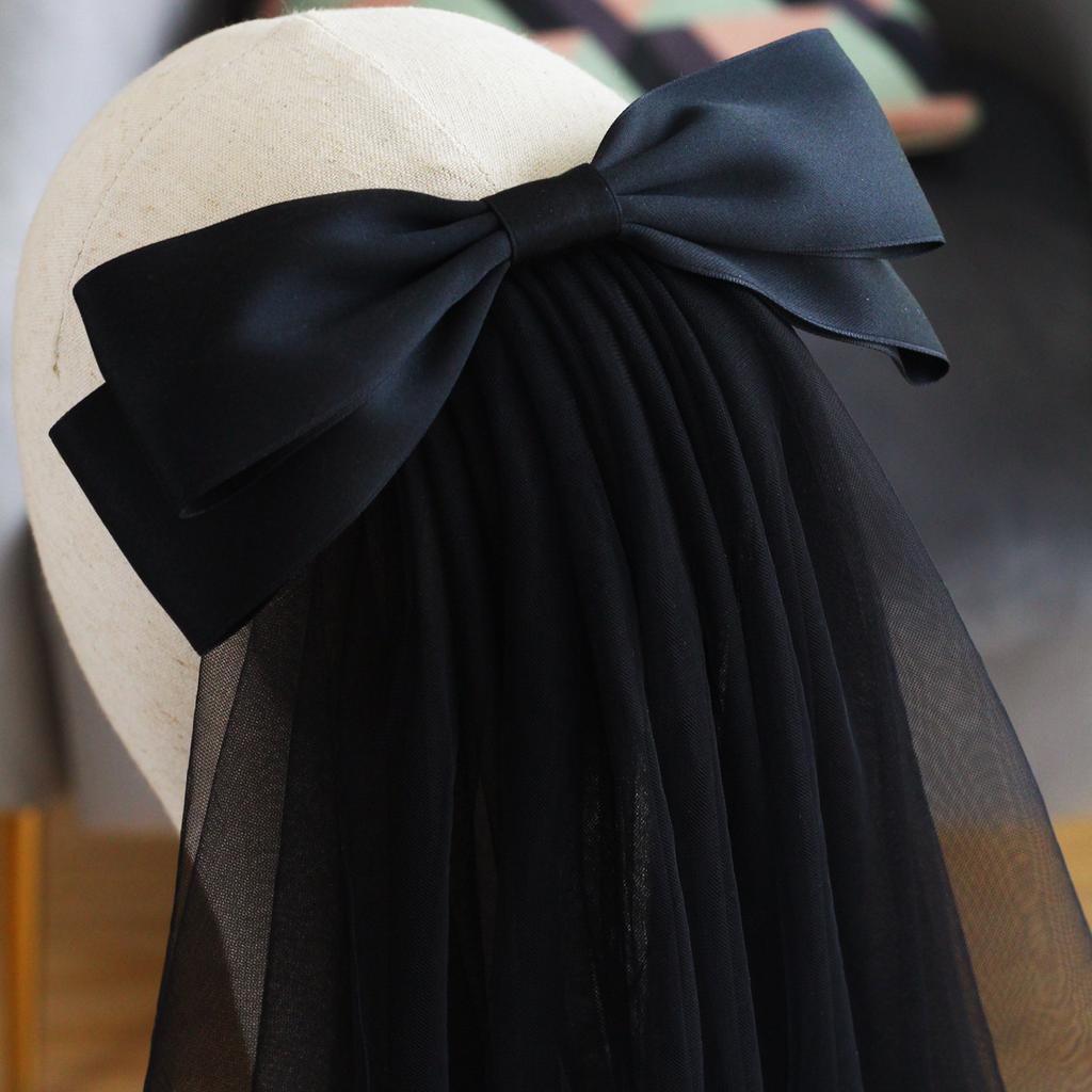 Новая фата с супер сказочным бантом и винтажным белым двухслойным аксессуаром для свадебной фотографии