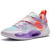 Water Flower 6 Comfortable Versatile Non-Slip Low-Top Basketball Shoes Men Sneakers Purple White Orange 112421108-5