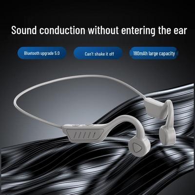 Беспроводные Bluetooth-наушники с костной проводимостью для спорта, на шее - Новая модель без вкладышей для бега