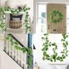 1Pc Artificial Plant Faux Plants 1.8m Monstera Leaf Vine Fake Plants Plastic Hanging Vine Fake Monstera Vine Fake Hanging Green Plants Indoor Ornament