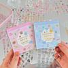 28Sheets/Book Cute Mini Graffiti Cut Film Sticker Book Creative Handbook Diy Picture Book Phone Case Nail Art Decoration Sticker