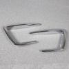 2x Chrome Front Fog Light Lamp Cover Trim For Ford Expedition 2018-2021 XLT MAX