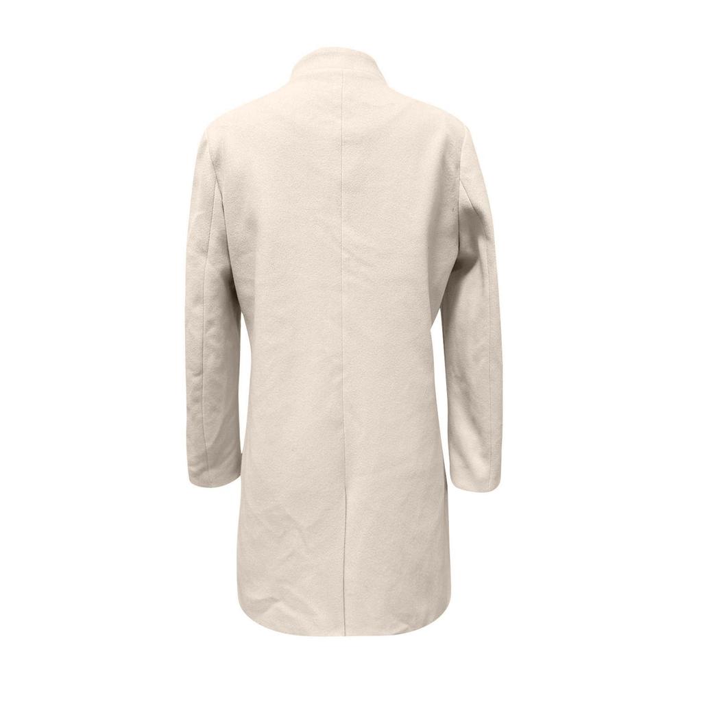 Элегантное тонкое шерстяное пальто осень-зима