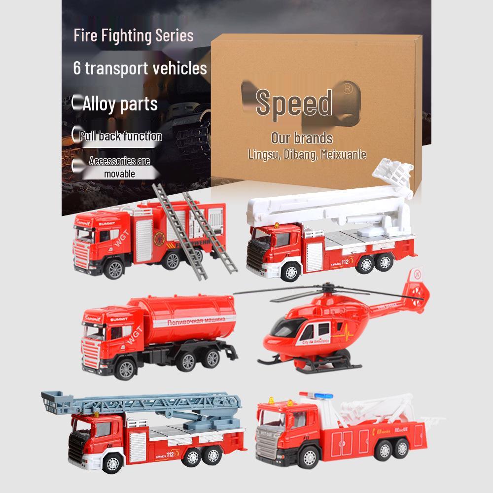 Popular 1:52 Alloy Toy Car Set: Pull-Back Armored Military Tank Model for Kids