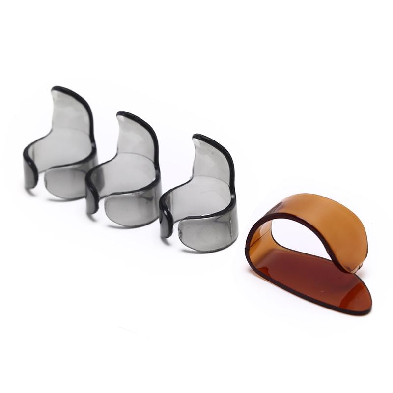 4 шт. Напальчник для гитары 1 напальчник 3 медиатора Плектр Гитарные аксессуары