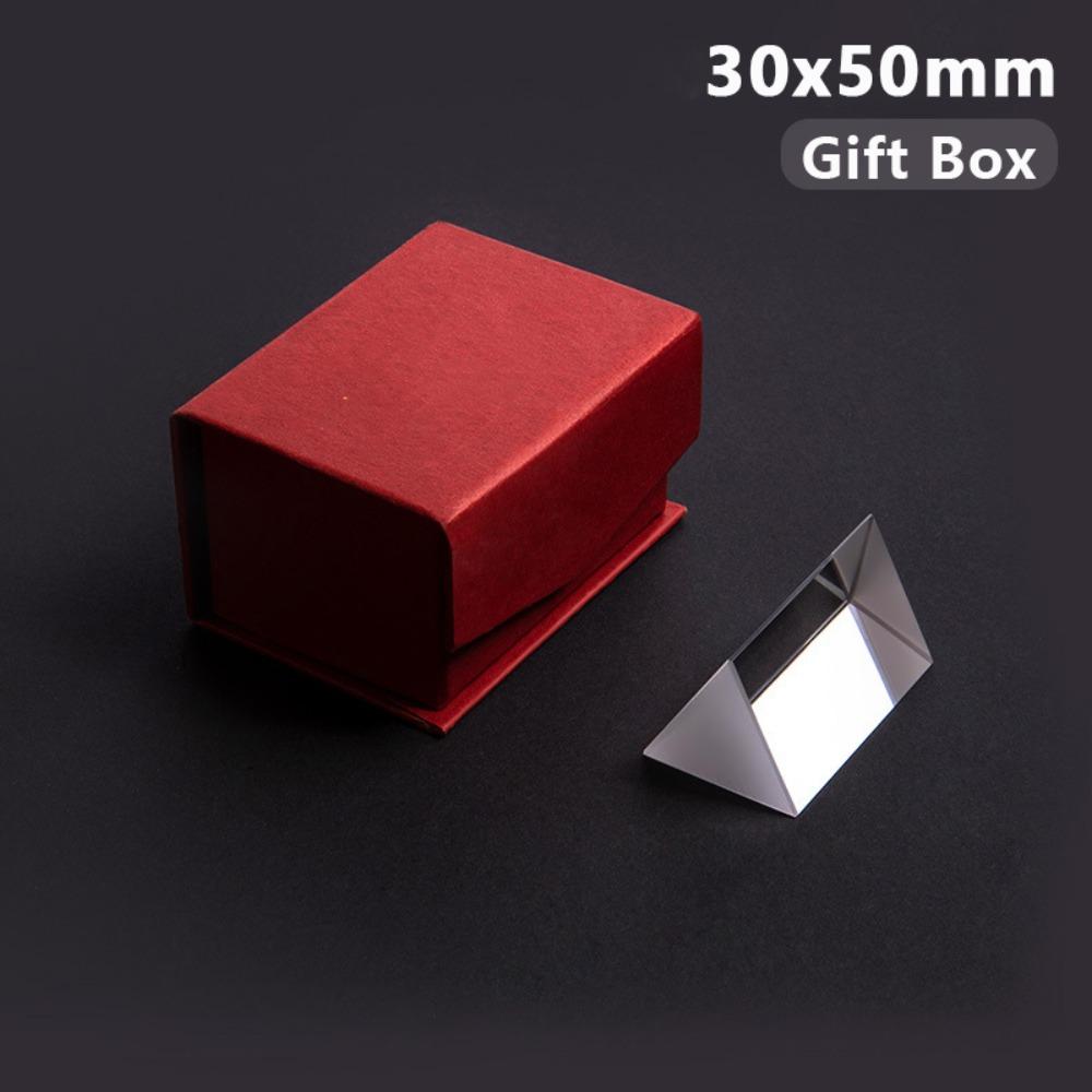Crystal Physical Optics Prism Optical Glass Seven Colors Rainbow Triangular Prism Prism Design Seven Color Triprism Students