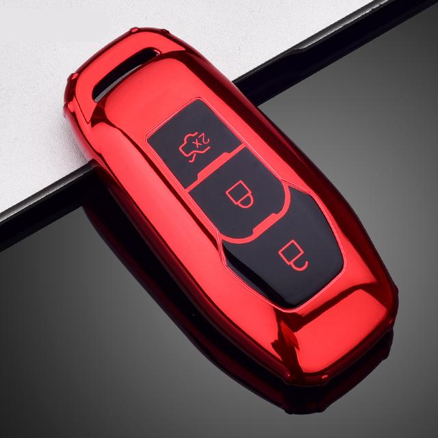Мягкий чехол для дистанционного ключа из ТПУ для Ford Focus 3 4 ST Mondeo 5 MK5 Mustang F-150 Explorer Edge Fiesta Kuga MK3 4