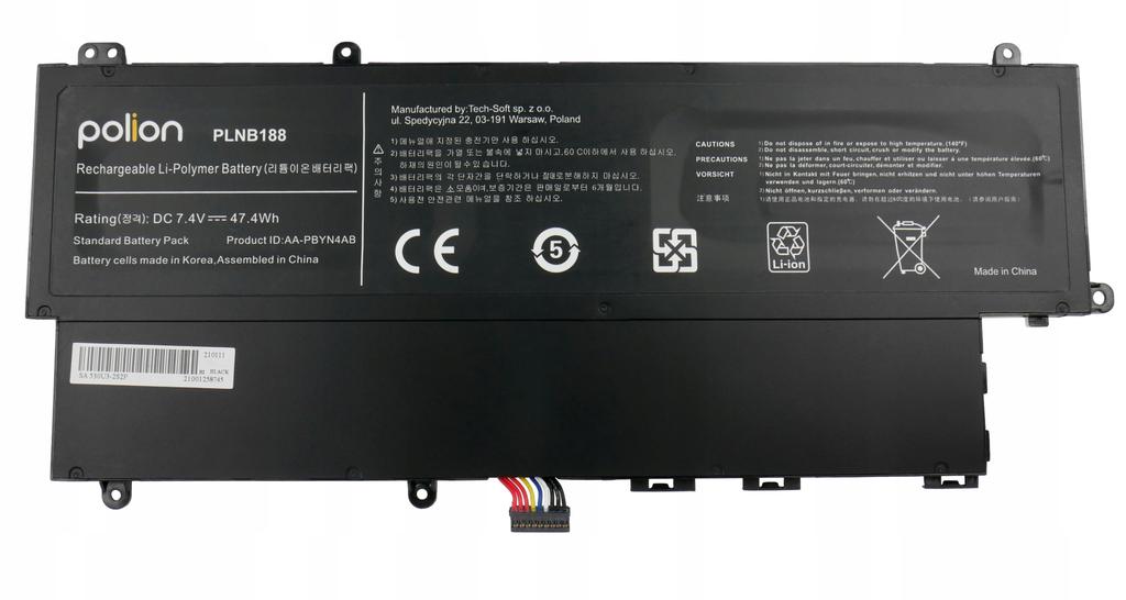Bateria Do Laptopa Samsung Aa-Pbyn4Ab Np530U3C Np535U3C 5800Mah
